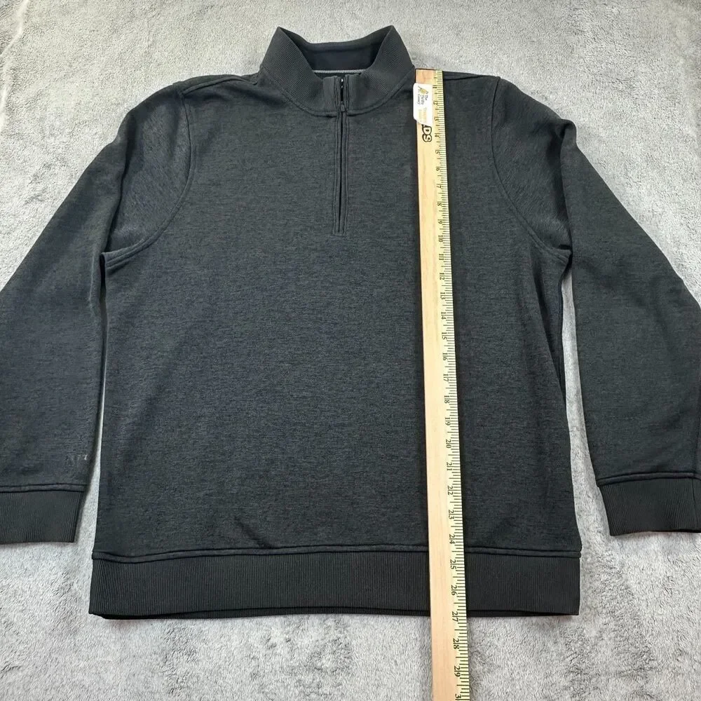 Under Armour Jacket Men’s ColdGear ¼ Zip Large Charcoal Gray Long Sleeve